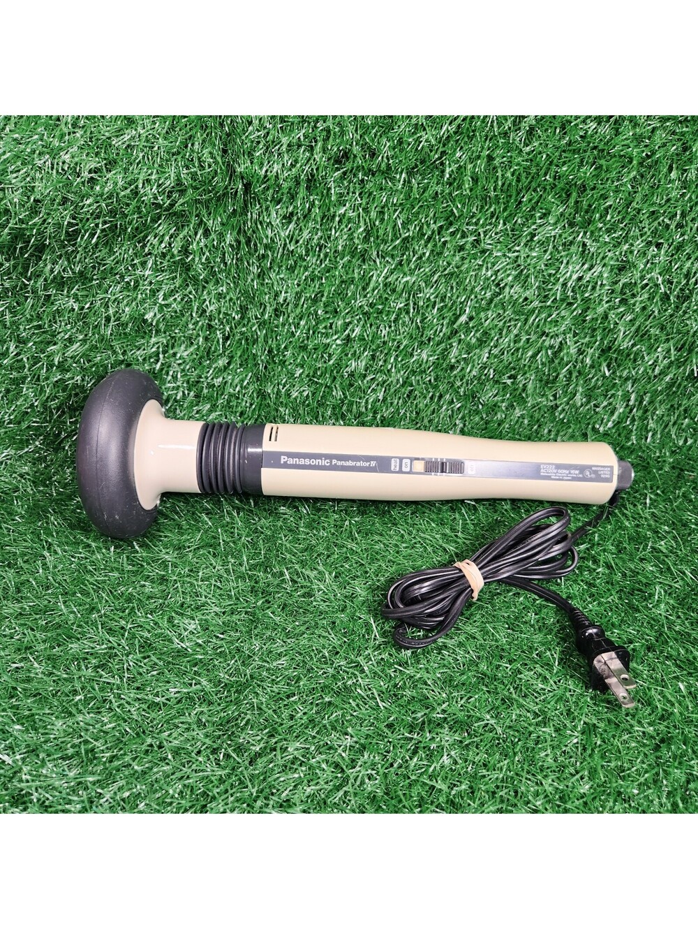 VTG Panasonic Panabrator IV EV222 Handheld Body Massager Wand Heat Japan TESTED